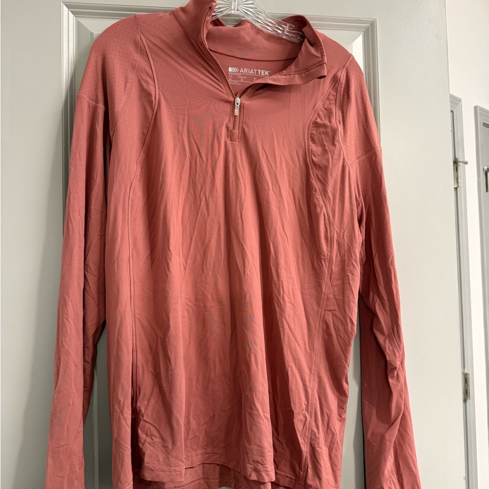 Ariat Women's Pink Long Sleeve Top